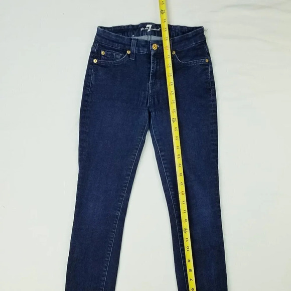 7 For All Mankind Size 24 The Skinny Women's Jeans - Picture 8 of 9